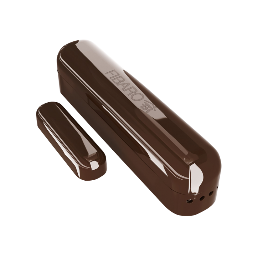 Датчик за врата + прозорец Fibaro - тъмнокафяв