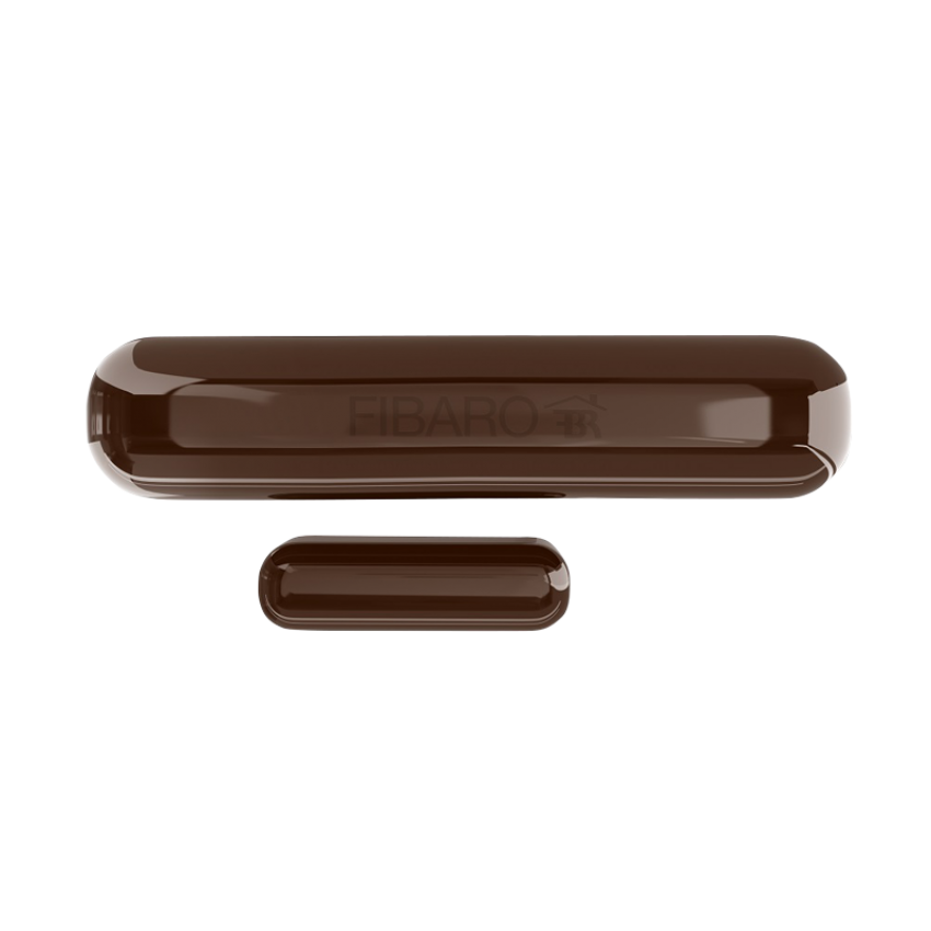 Датчик за врата + прозорец Fibaro - тъмнокафяв