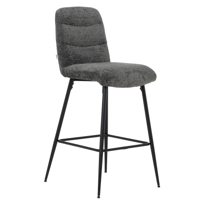 Бар стол ALFORD - тъмносив XV