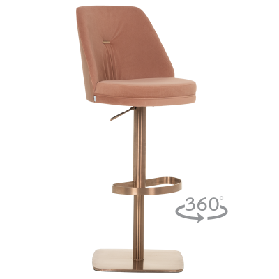 Бар стол HAUNA - розов RG