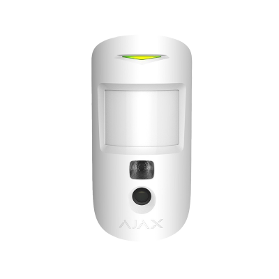 Датчик за движение с камера Ajax Motion Camera (PHOD) - бял