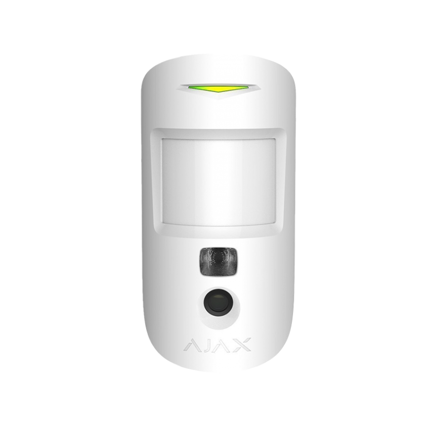Датчик за движение с камера Ajax Motion Camera (PHOD) - бял