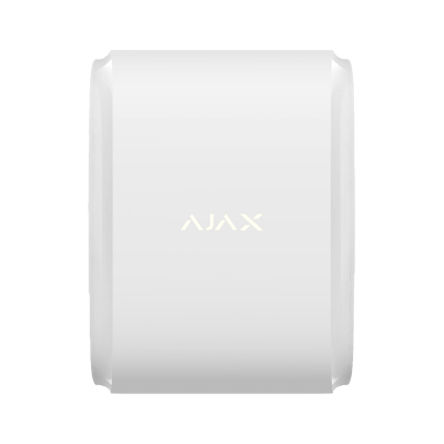 Двупосочен инфрачервен детектор за движение Ajax Dual Curtain Outdoor - бял