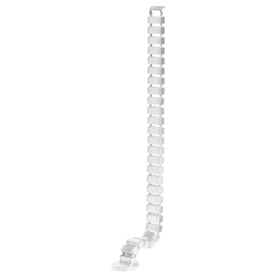 Държач за кабели за бюро Carmen CR-017-W - бял