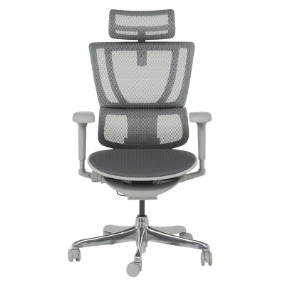 Ергономичен стол ERGOHUMAN IOO ULTRA - сива рамка - сив