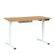 Ергономично регулируемо бюро Carmen CR- 4825 - бук-бял
