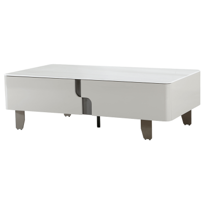 Холна маса LIORA - бял-капучино