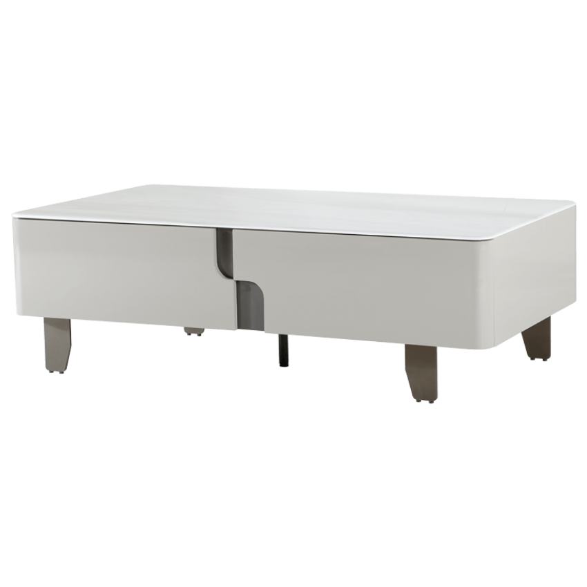 Холна маса LIORA - бял-капучино