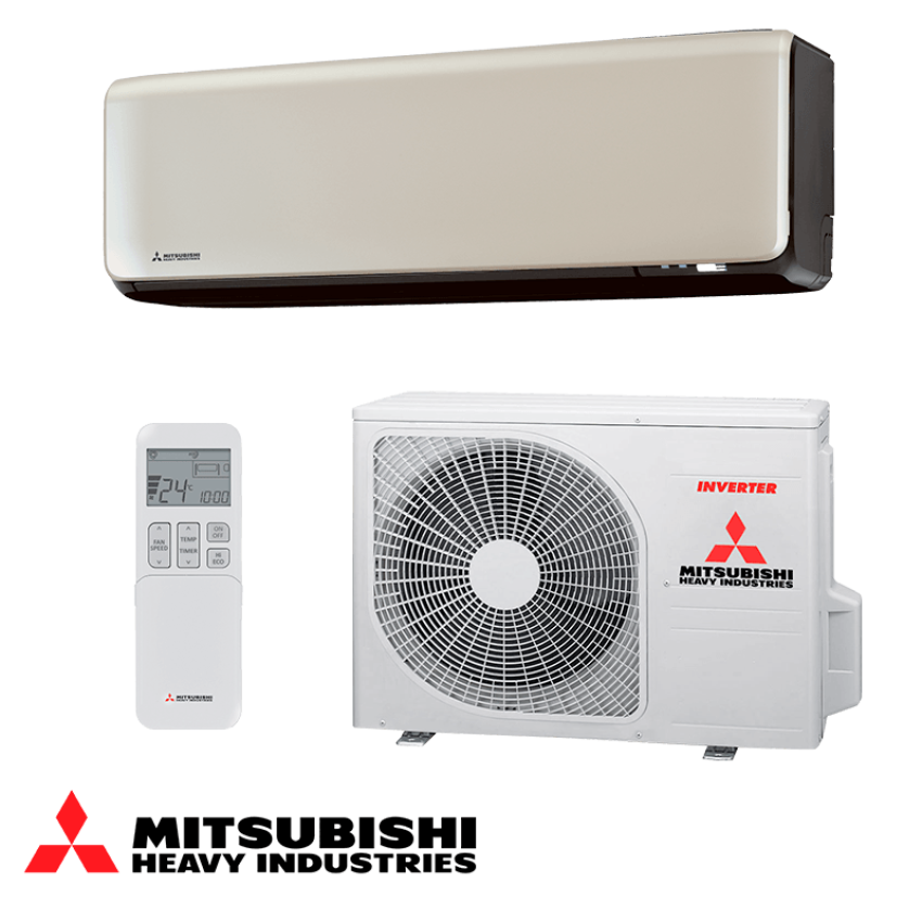 Инверторен климатик Mitsubishi Heavy Industries SRK 25 ZT-WFT + SRC 25 ZT-W - титаниев