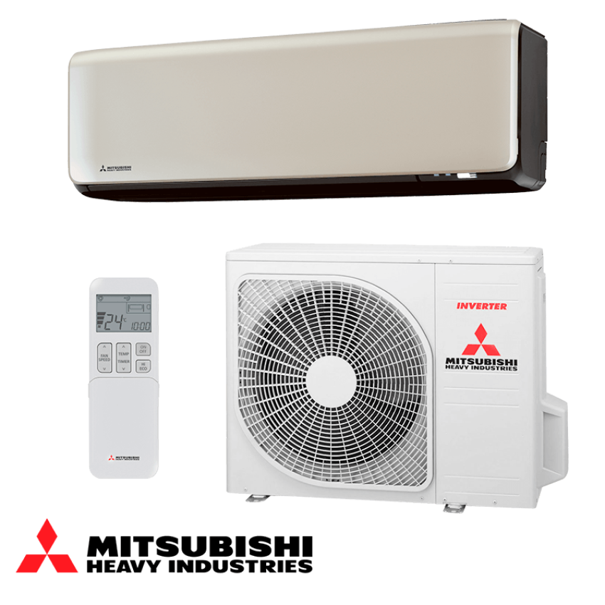 Инверторен климатик Mitsubishi Heavy Industries SRK 35 ZT-WFT + SRC 35 ZT-W - титаниев