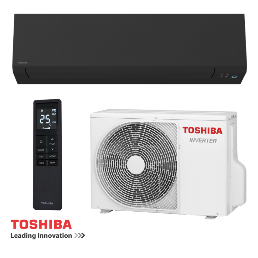 Инверторен климатик Toshiba Shorai Edge RAS-B22G3KVSGB-E + RAS-22J2AVSG-E1 - черен