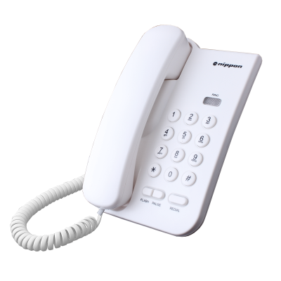 Стационарен телефон Nippon NP 2035 - бял