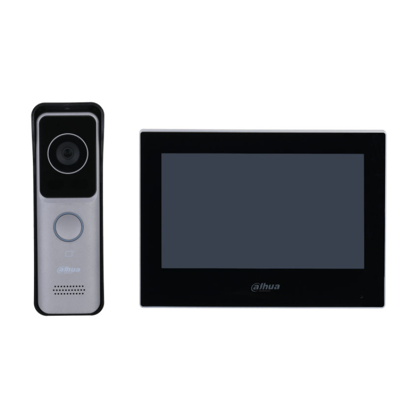 Комплект еднофамилна видеодомофонна система Dahua  KTW02
