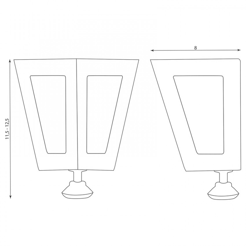Комплект крака за метален шкаф
