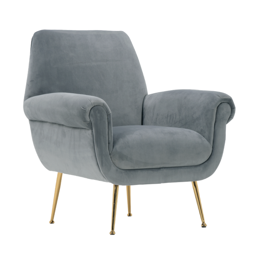 Кресло HILDA - сив V