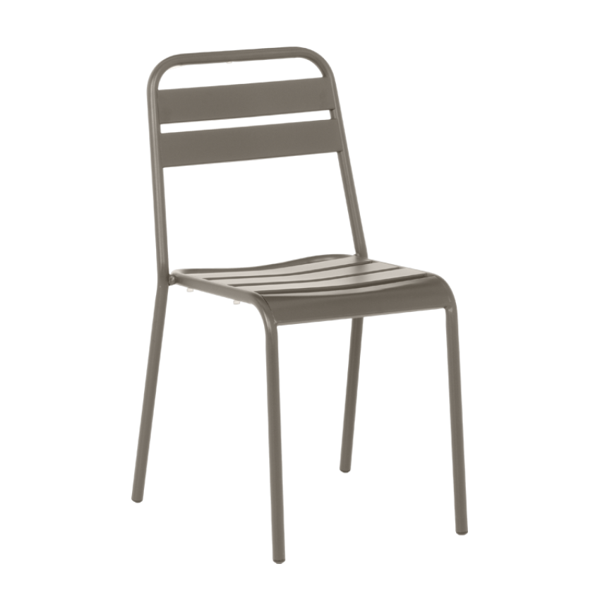 Метален градински стол ABA - капучино