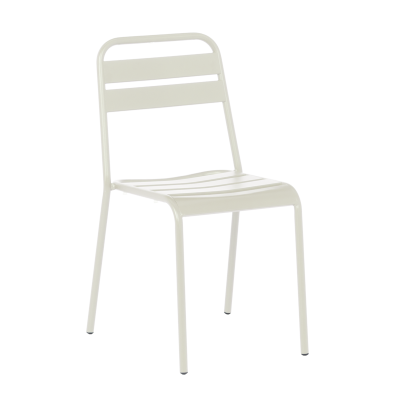 Метален градински стол ABA - светлосив