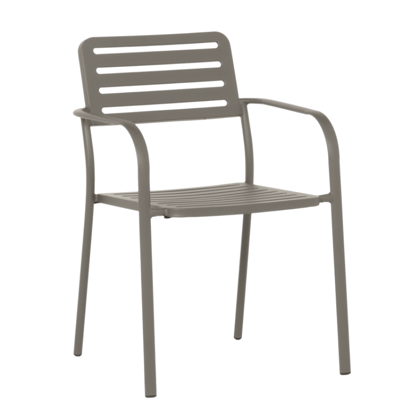 Метален градински стол WASE - капучино