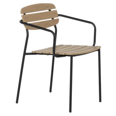 Метален градински стол YOBE - бук