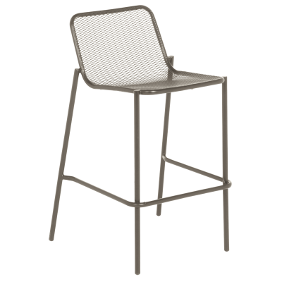 Метален кетъринг бар стол BAMA - капучино