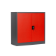 Метален шкаф Carmen CR-1239 E J SAND - червен-графит