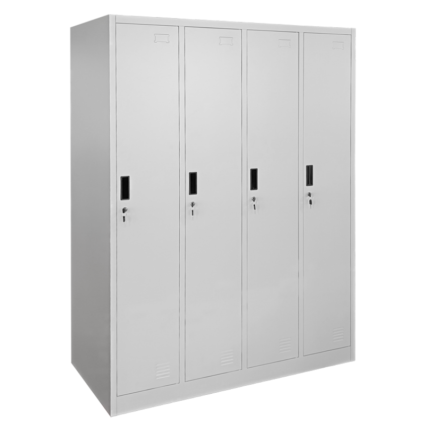 Метален шкаф Carmen CR-1242-4 J - сив