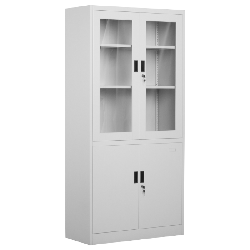 Метален шкаф Carmen CR-1272 J - сив