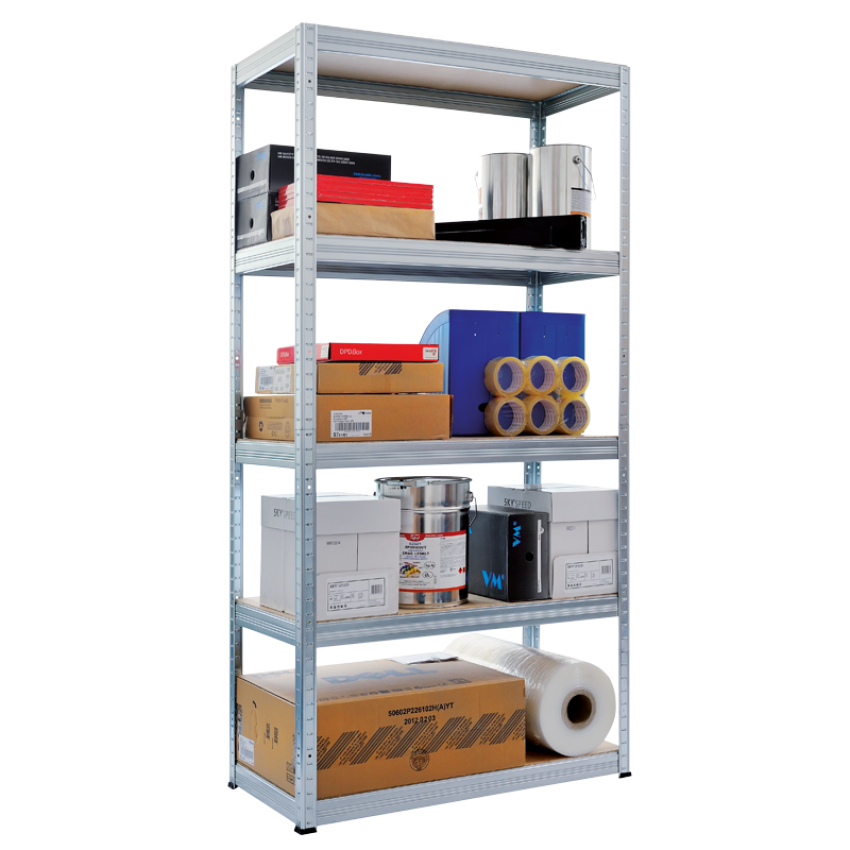 Метален стелаж STAR 213x90x45 см, до 175 кг на рафт - цинк