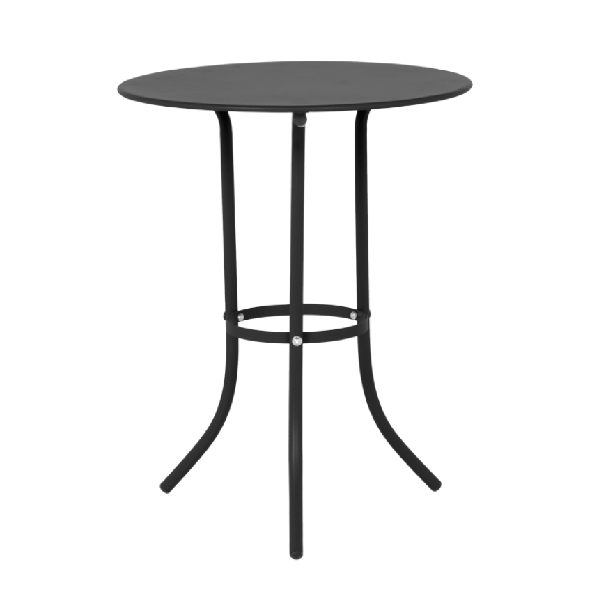 Метална градинска маса NIGER D 60 - черна