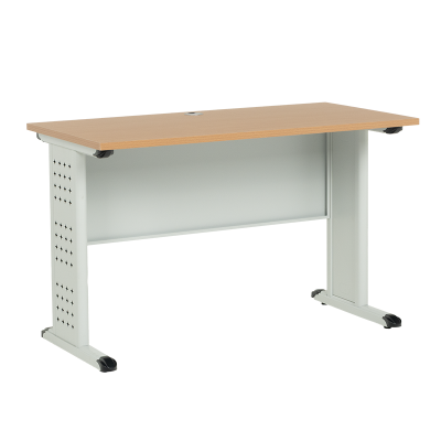 Метално бюро Carmen CR-1315 K - сиво / бук