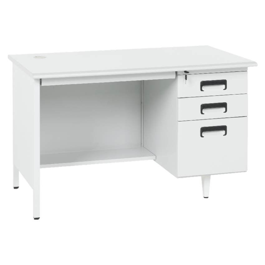 Метално бюро Carmen CR-1317 L - сиво