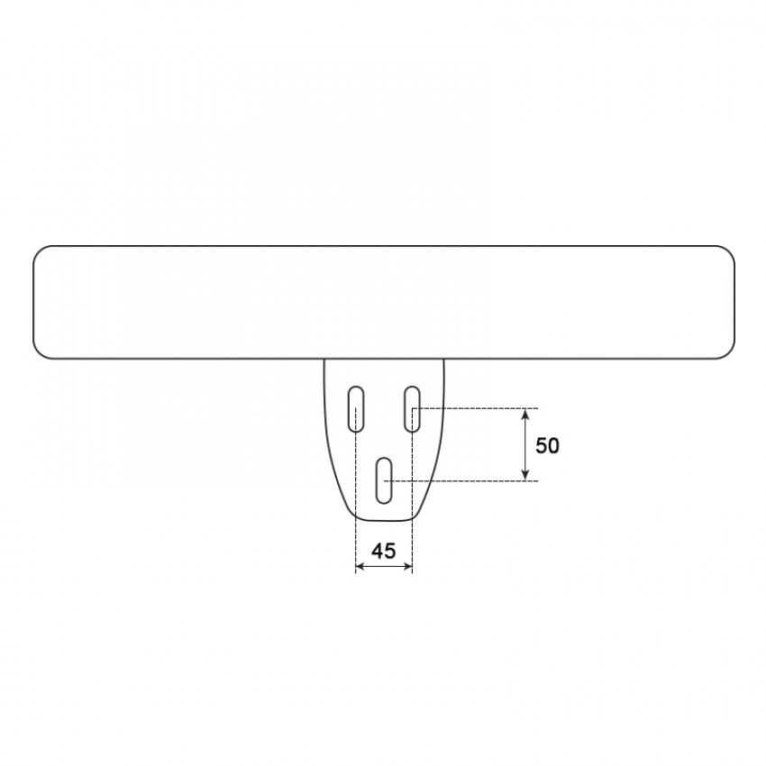 Подлакътник за офис стол 6083 - десен