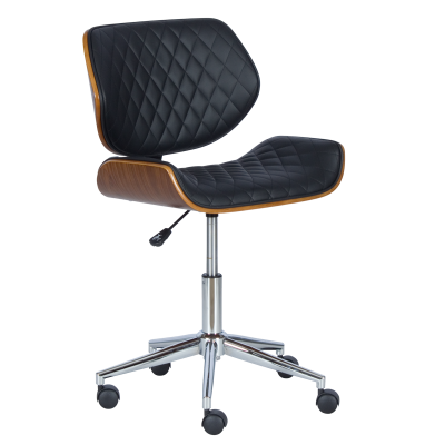 Президентски офис стол Carmen 6410 - орех - черен