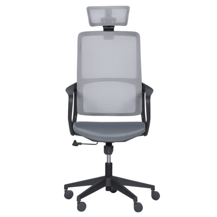 Президентски офис стол Carmen 7587 - сив