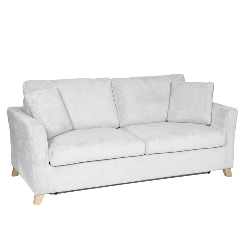 Разтегателен диван - тройка FIZI  - светлосив E05