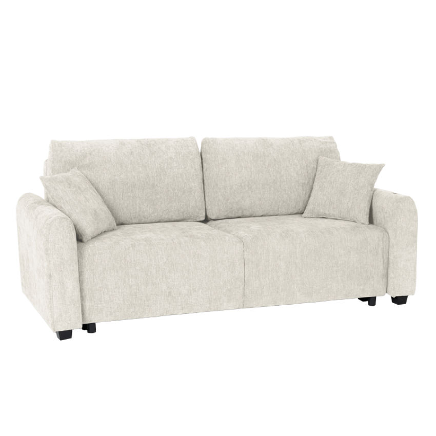 Разтегателен диван - тройка LOMELA - шампанско L08