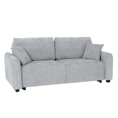 Разтегателен диван - тройка LOMELA - светлосив L03