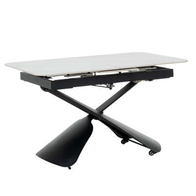 Разтегателна маса с повдигащ механизъм CAGUA - бяла