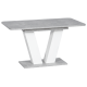 Разтегателна трапезна маса ALARA - бяла