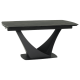 Разтегателна трапезна маса BOREK - черна