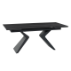 Разтегателна трапезна маса GUAMA - черна
