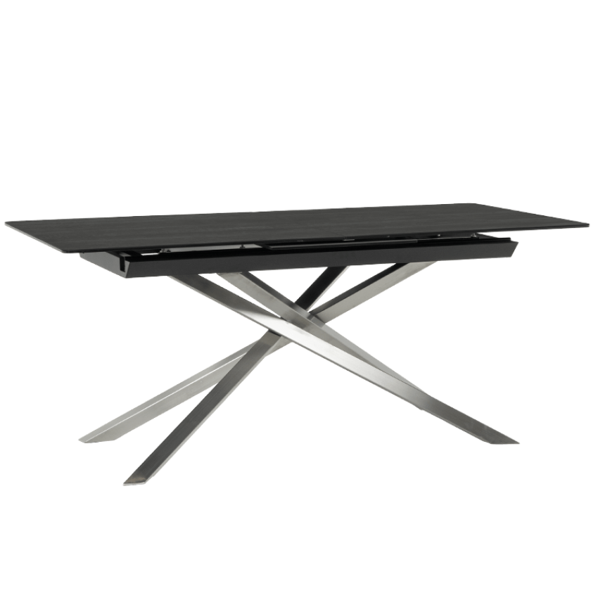 Разтегателна трапезна маса KIKOL - кафява