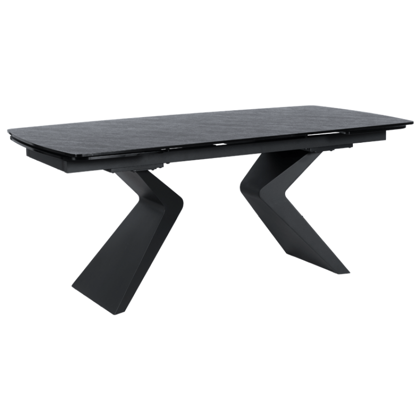 Разтегателна трапезна маса MARIPA - черна