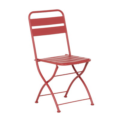 Сгъваем кетъринг стол YOM - червен