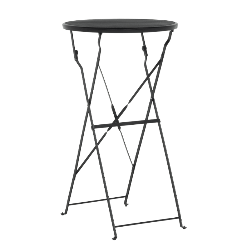 Сгъваема кетъринг бар маса URAMI - черен