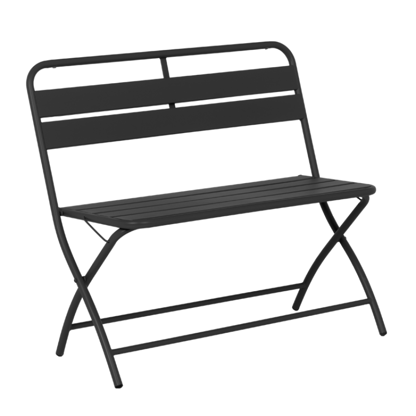 Сгъваема кетъринг пейка SAPELE - черна