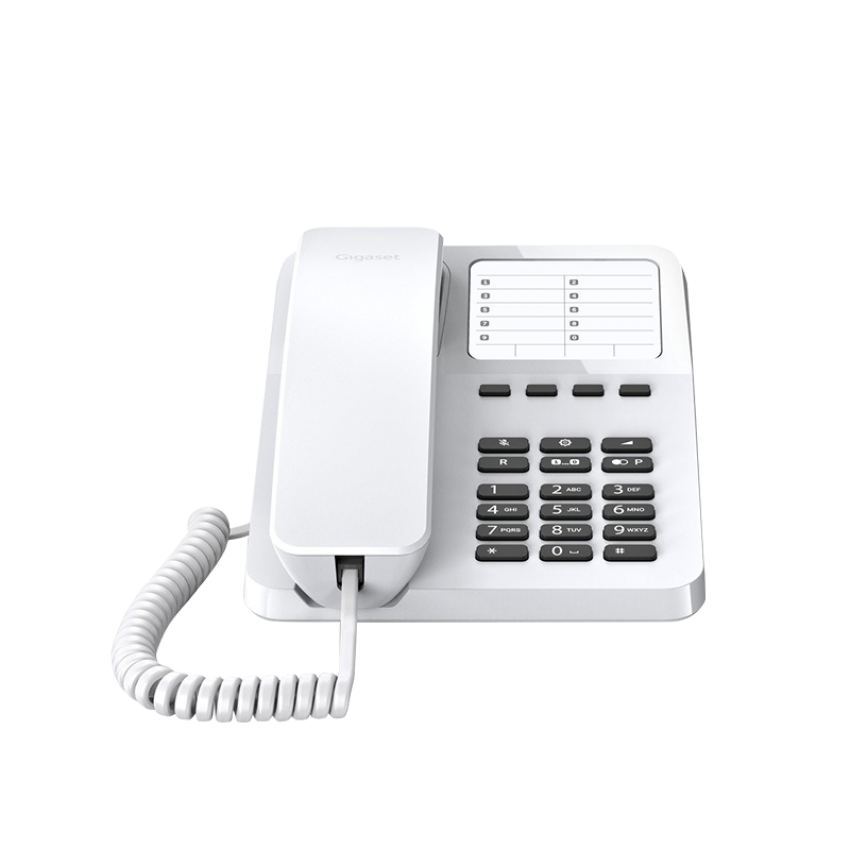 Стационарен телефон Gigaset DESK 400 - черен