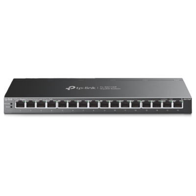 Суич TP-Link SG-116P 16 Port PoE+