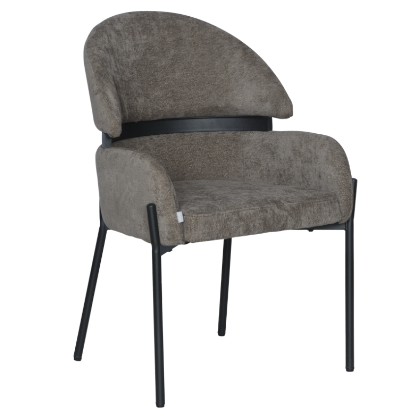 Трапезен стол ASTI - кафяв