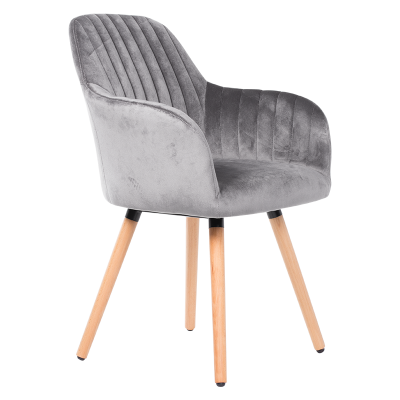 Трапезен стол Carmen 9970 - сив